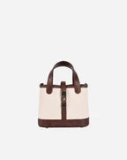 SYLVIE SLING BAG | BEIGE & BROWN
