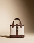 SYLVIE SLING BAG | BEIGE & BROWN