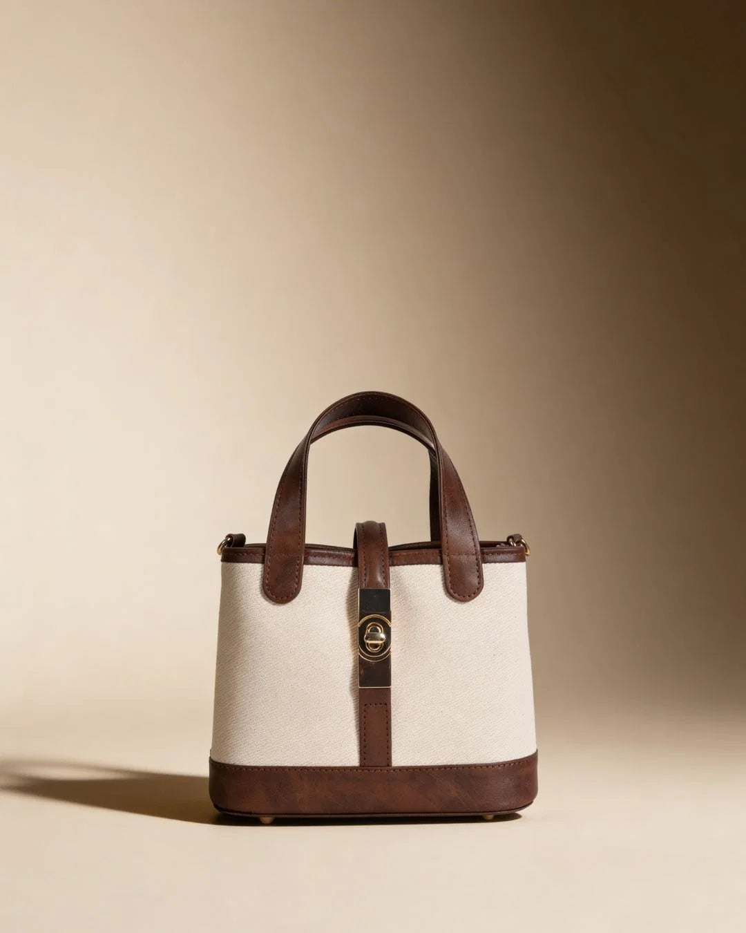 SYLVIE SLING BAG | BEIGE & BROWN